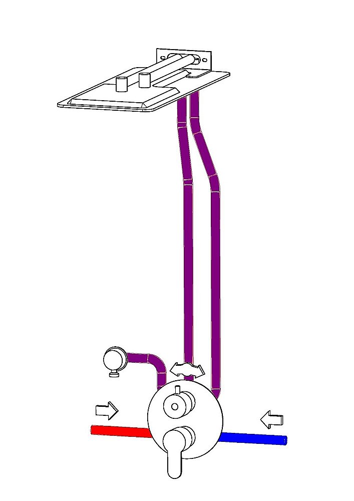 Душевая система Rav-Slezak SEINA SK0046 хром купить в интернет-магазине сантехники Sanbest