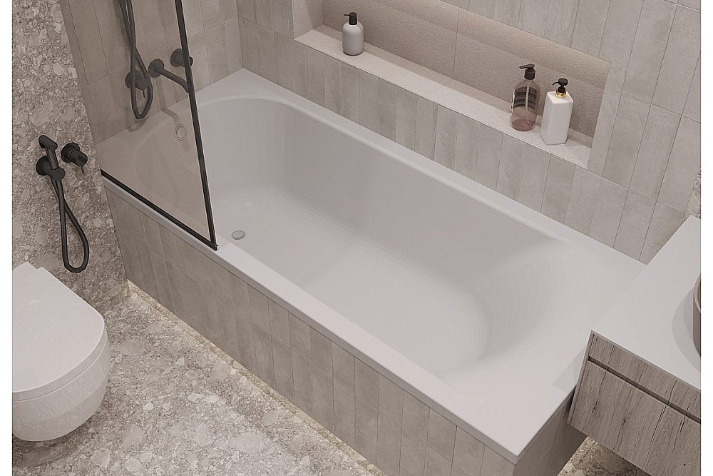 Ванна акриловая Relisan Eco Plus Селена Гл000025996 150х70 белая купить в интернет-магазине Sanbest