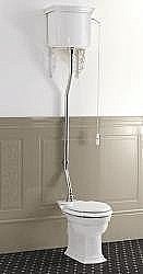 Унитаз с высоким бачком Devon&Devon Westminster белый купить в интернет-магазине Sanbest
