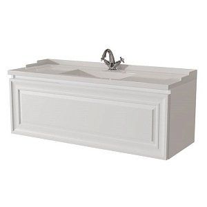 Мебель для ванной Caprigo Ponza-A 120 Белая для ванной в интернет-магазине Sanbest
