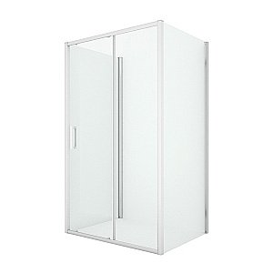 Душевой уголок NEW TRENDY NEW CORRINA K-0477 100x90 стекло прозрачное/профиль хром купить в интернет-магазине Sanbest