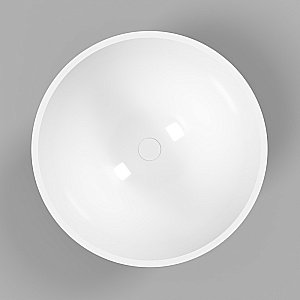 Раковина накладная WhiteCross Amethyst 50 0711.050050.10100 черная, белая купить в интернет-магазине Sanbest