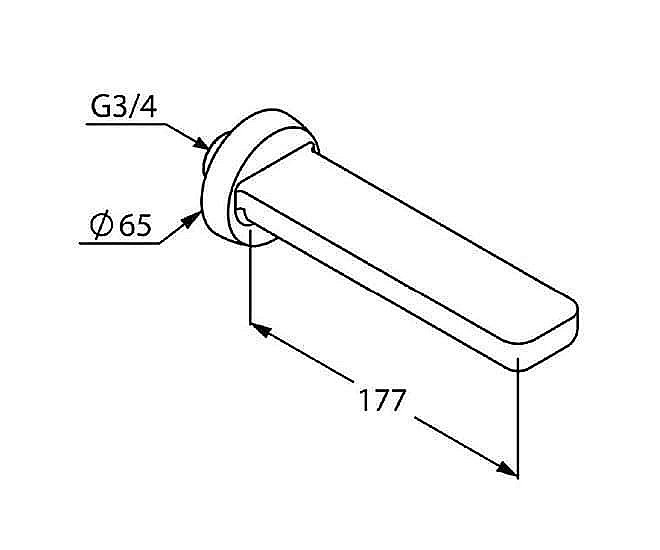 Излив Kludi Balance 5250005 купить в интернет-магазине сантехники Sanbest