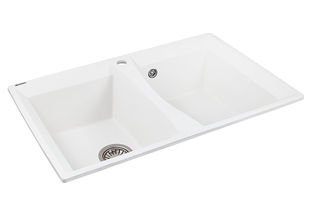 Мойка кухонная Kaiser KM2M-5078 W белая купить в интернет-магазине сантехники Sanbest