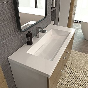 Раковина Art&Max AM-LAV-1000-MR-VL белая купить в интернет-магазине Sanbest