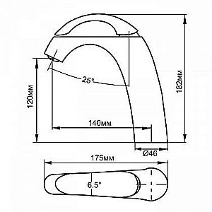 Смеситель для раковины Aquanet Moon FF35304-6 купить в интернет-магазине сантехники Sanbest