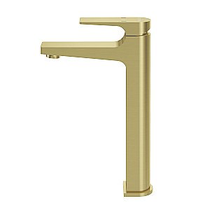 Смеситель для раковины высокий Grossman Classic 520.K35.04.320 золото сатиновый купить в интернет-магазине сантехники Sanbest