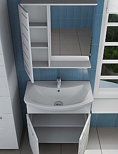 Зеркало со шкафом VIGO Diana 8-700 в ванную от интернет-магазине сантехники Sanbest