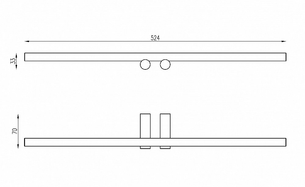 Полотенцедержатель Abber AA1855BGG оружейная сталь брашированная купить в интернет-магазине сантехники Sanbest