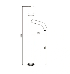 Смеситель для раковины Boch Mann STELLA Stone B XL BM9971 купить в интернет-магазине сантехники Sanbest