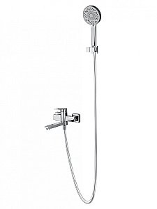 Смеситель для ванны с душем WONZON & WOGHAND FRAME, Хром (WW-88639010-CR) купить в интернет-магазине сантехники Sanbest