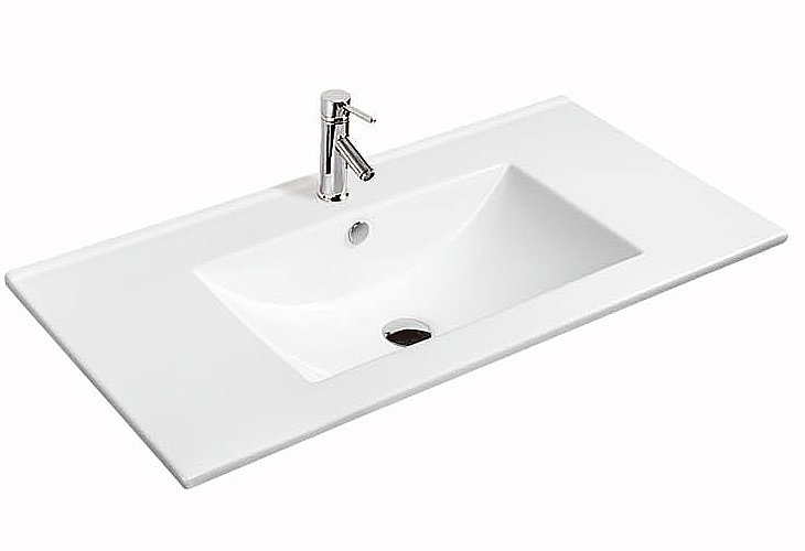 Раковина Gid Integrado 75 9075e 71103 белая купить в интернет-магазине Sanbest