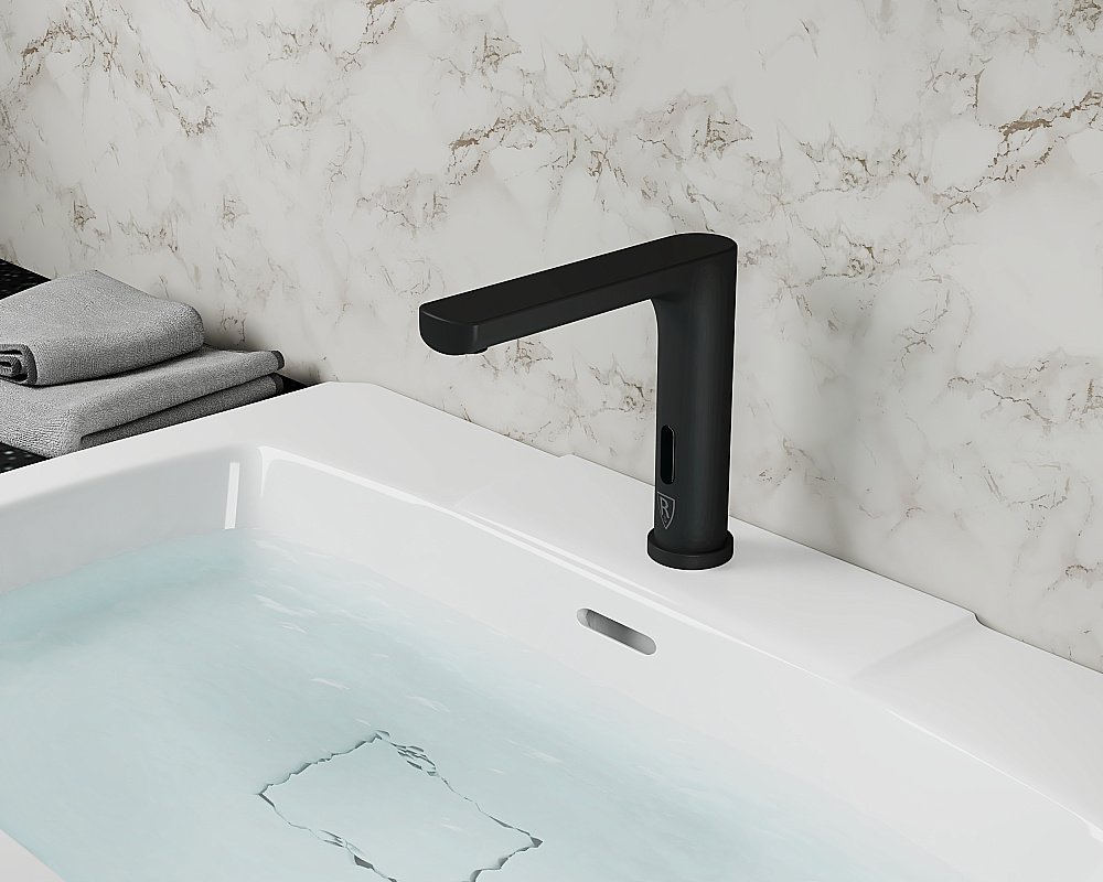 Смеситель для раковины Rush Tinos TI3732-12Black черный матовый купить в интернет-магазине сантехники Sanbest