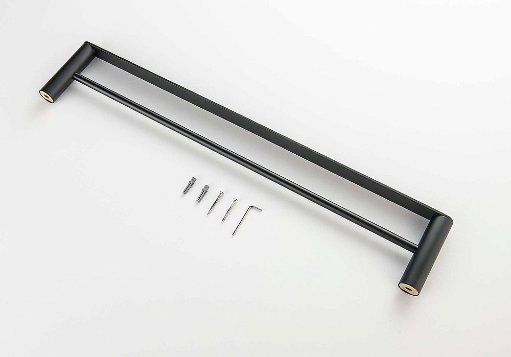 Полотенцедержатель Aquatek Лира AQ4430MB 60 черный матовый купить в интернет-магазине сантехники Sanbest