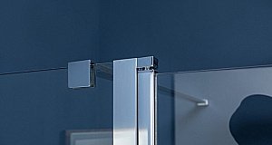 Душевая дверь Aquanet Cinetic AE12-N-120H190U-CT 120 стекло прозрачное/профиль хром купить в интернет-магазине Sanbest