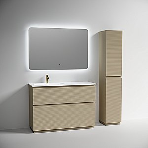 Тумба с раковиной Sancos Folk Floor FL120FLCP/FL120FRCP Капучино для ванной в интернет-магазине Sanbest