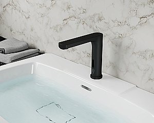 Смеситель для раковины Rush Tinos TI3732-12Black черный матовый купить в интернет-магазине сантехники Sanbest