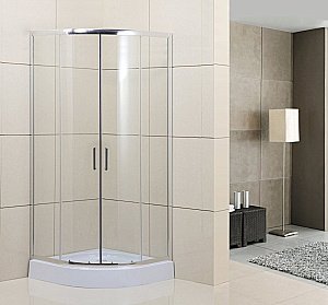 Душевой уголок BelBagno UNO 195-R-2 85x85 прозрачный/хром купить в интернет-магазине Sanbest