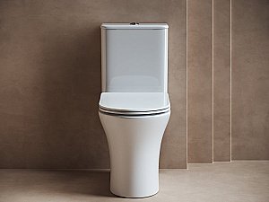 Унитаз Ceramica Nova Fortuna Rimless CN9001 безободковый, с крышкой микролифт, с бачком купить в интернет-магазине Sanbest