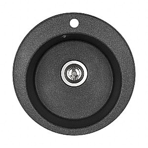 Кухонная мойка Акватон Шелли 50 1A734732SS210 графит купить в интернет-магазине сантехники Sanbest