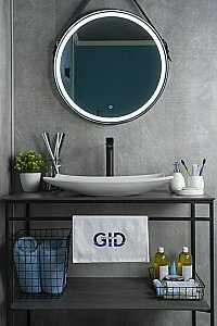 Раковина накладная Gid Creativo 60 N9177 51170 белая купить в интернет-магазине Sanbest