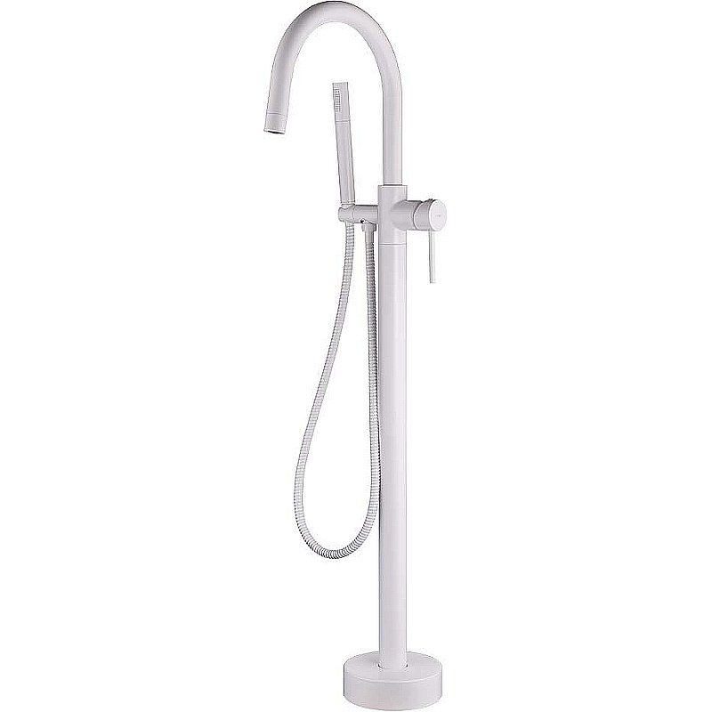 Смеситель для ванны Boheme Uno 469-MW белый купить в интернет-магазине сантехники Sanbest