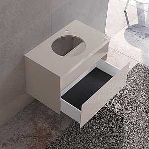 Тумба с раковиной KEUCO STAGELINE 32865180100 80 кашемир для ванной в интернет-магазине Sanbest