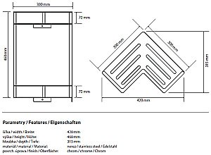 Мыльница Bemeta Cytro 146208222 купить в интернет-магазине сантехники Sanbest
