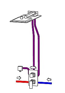 Душевая система Rav-Slezak Sk0060 хром купить в интернет-магазине сантехники Sanbest