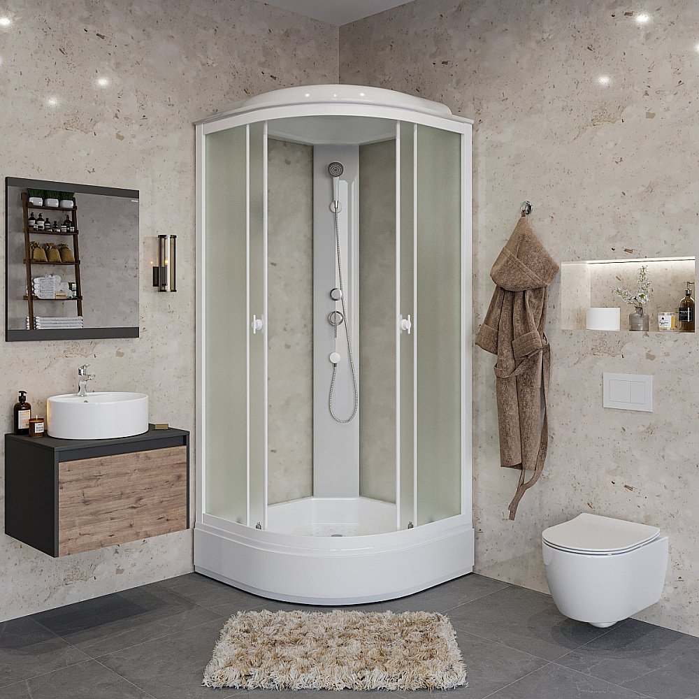 Душевая кабина Niagara Promo P80/26/MT 80х80 купить в интернет-магазине Sanbest