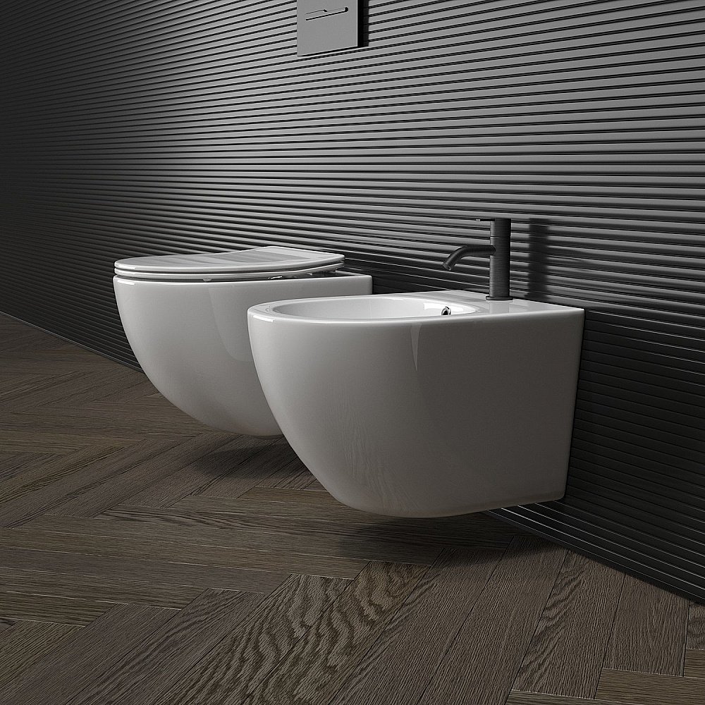 Биде подвесное Ceramica Nova FORMA CN3010 купить в интернет-магазине Sanbest