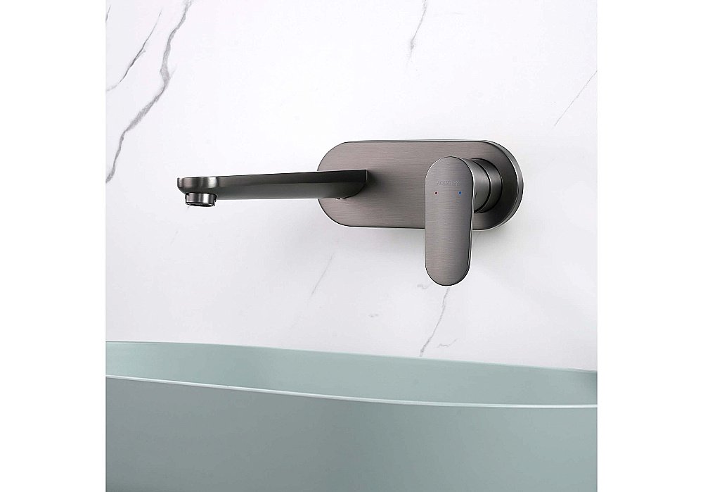 Смеситель для раковины Aquatek Ника AQ1813BGM оружейная сталь купить в интернет-магазине сантехники Sanbest