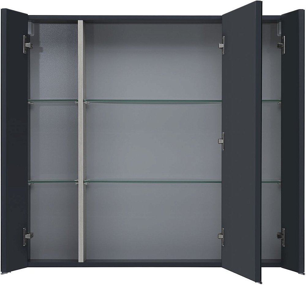 Зеркальный шкаф Aquanet Алвита new 90 антрацит купить в интернет-магазине сантехники Sanbest