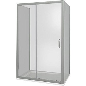 Душевой уголок Good Door Infinity WTW+SP+SP 120х100 стекло матовое/профиль хром купить в интернет-магазине Sanbest