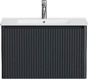 Тумба с раковиной и столешницей Allen Brau Gravity 80 1.370017.AM антрацит матовый для ванной в интернет-магазине Sanbest