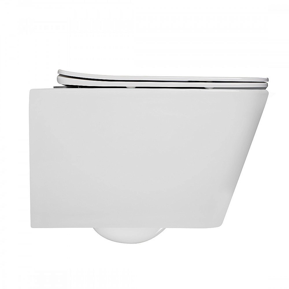 Унитаз подвесной BERGES Sigma 082254 безободковый, с крышкой микролифт купить в интернет-магазине Sanbest