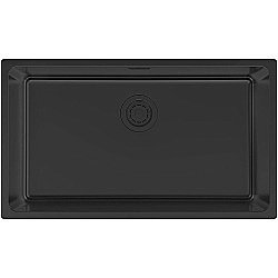 Кухонная мойка Paulmark Yuni 76 YU76-MBN черная матовая купить в интернет-магазине сантехники Sanbest