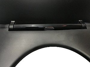 Унитаз подвесной CeramaLux B2330-1MB черный матовый, безободковый, с крышкой микролифт купить в интернет-магазине Sanbest