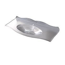 Раковина Caprigo Bourget 100 поталь серебро купить в интернет-магазине сантехники Sanbest