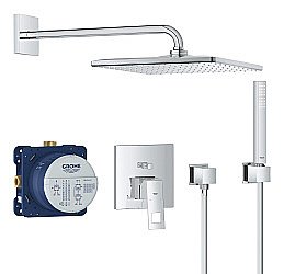 Душевая система Grohe Eurocube 25238000 хром купить в интернет-магазине сантехники Sanbest