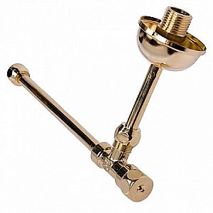 Угловой кран Simas Accessori 120006oro золото купить в интернет-магазине сантехники Sanbest