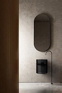 Раковина подвесная ABBER Kristall AT2704Onyx черная купить в интернет-магазине Sanbest