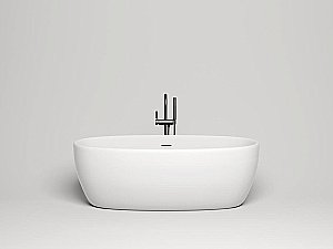 Ванна Salini LUCE Up&Down S-Stone Solix 169х87 100121M белая матовая купить в интернет-магазине Sanbest