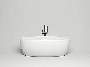 Ванна Salini LUCE Up&Down S-Stone Solix 169х87 100121M белая матовая купить в интернет-магазине Sanbest