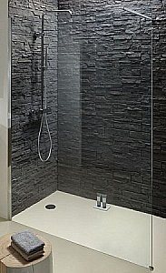 Душевое ограждение Jacob Delafon CONTRA 120 E22W120-GA стекло прозрачное/профиль хром купить в интернет-магазине Sanbest