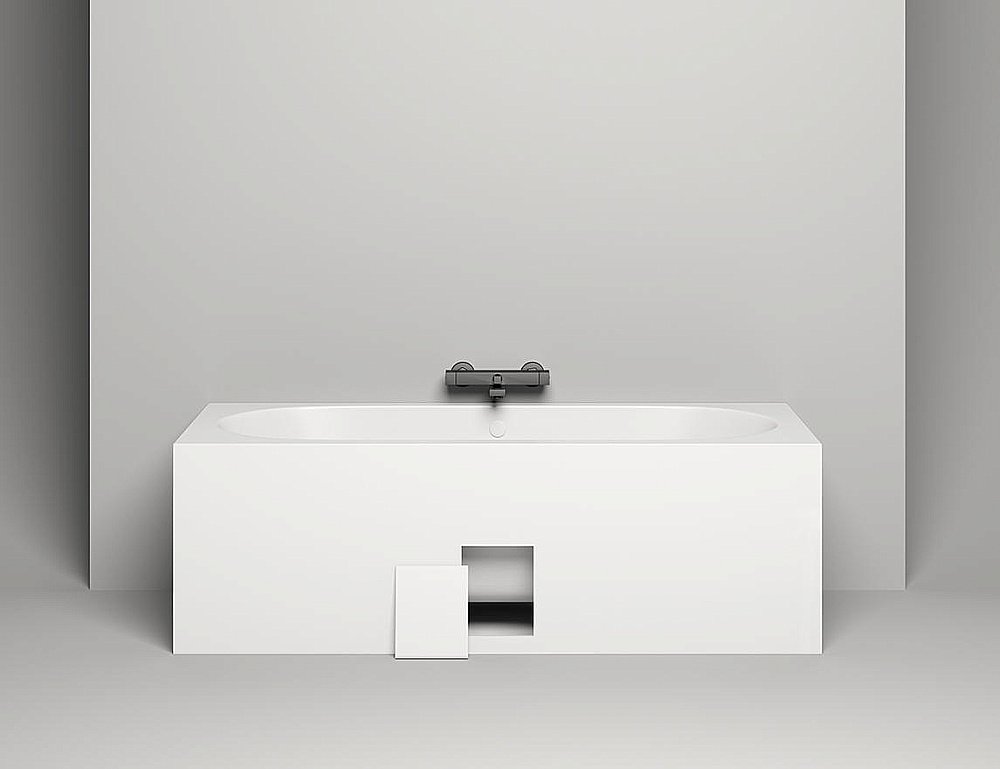 Ванна Salini ORNELLA AXIS S-Stone 180x80 103421M белая матовая купить в интернет-магазине Sanbest