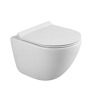 Унитаз подвесной BelBagno AMANDA безободковый, с крышкой микролифт купить в интернет-магазине Sanbest