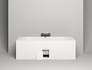 Ванна Salini ORNELLA AXIS S-Stone 180x80 103421M белая матовая купить в интернет-магазине Sanbest