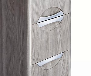 Шкаф-колонна Акватон Сильва Дуб Фьорд для ванной в интернет-магазине сантехники Sanbest