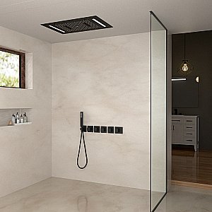 Душевая система Timo Petruma SX-5229/03SM черная матовая купить в интернет-магазине сантехники Sanbest